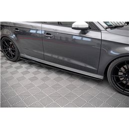 Añadidos Taloneras Laterales Audi S3 Sportback 8v Facelift 2016 - 2019 Maxtondesign