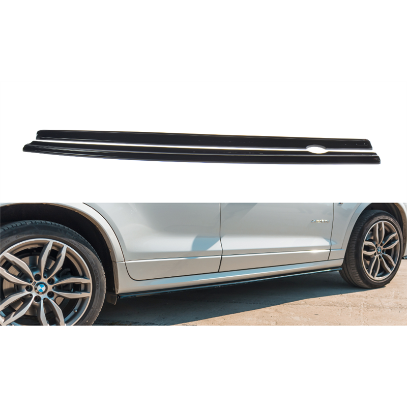 Añadidos Taloneras Laterales Bmw X3 F25 M-pack Facelift 2014- 2017 Maxtondesign