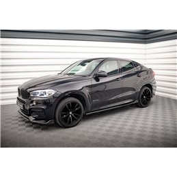 Añadidos Taloneras Laterales Bmw X6 M-pack F16 2014 - 2019 Maxtondesign