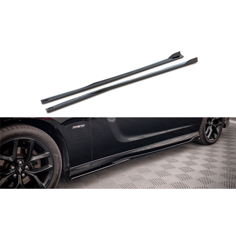Añadidos Taloneras Laterales Dodge Charger Srt Mk7 Facelift 2014 - Maxtondesign