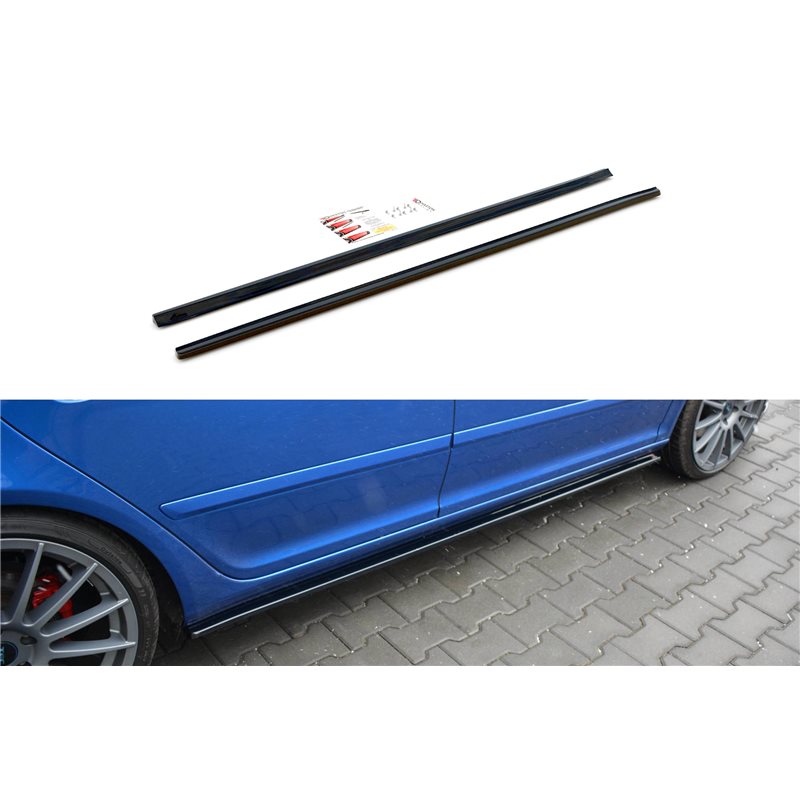 Añadidos Taloneras Laterales Skoda Octavia Rs Mk2 2005-2007 Skoda Octavia Rs Mk2 Facelift 2008-2013 Maxtondesign