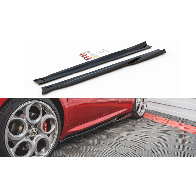 Añadidos Taloneras Laterales Alfa Romeo 4c 2013- 2017 Maxtondesign