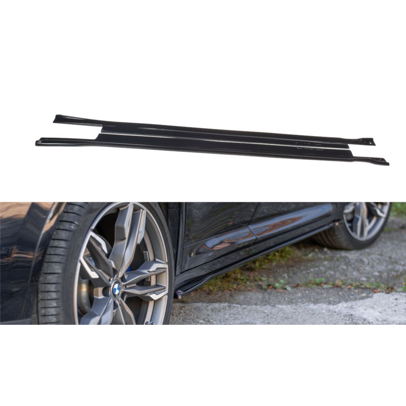 Añadidos Taloneras Laterales Bmw X4 M-pack G02 2018 - 2021 Maxtondesign