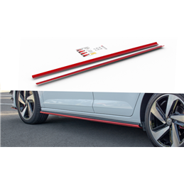 Añadidos Taloneras Laterales Vw Polo Mk6 Gti 2017- Maxtondesign