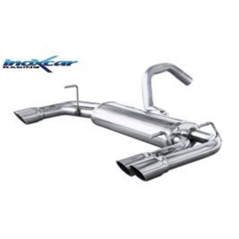 Escape Inoxcar para Abarth 695 180pk 2009- 2x60mm Racing