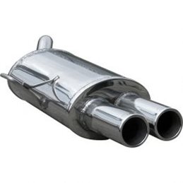 Escape Inoxcar para Renault Clio RS (Fase 2) 2002- 2x80mm