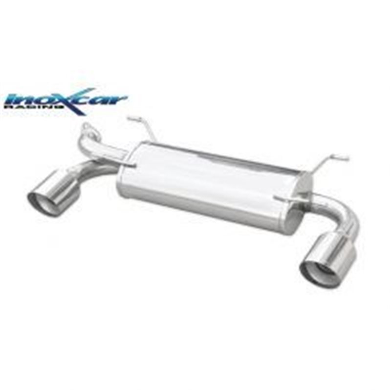 Escape Inoxcar para Subaru BRZ 2.0 (200pk) Facelift 2017- 1x102mm Racing