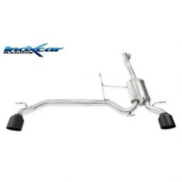 Escape Inoxcar para Suzuki Swift 1.4 Sport 140pk 2018- Links/Rechts 100mm Black Ceramic