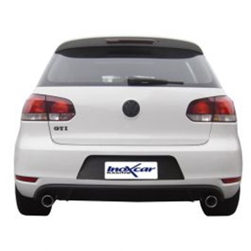 Escape Inoxcar para Volkswagen Golf VI GTi 2.0TSi (210pk) 2009- Links/Rechts 80mm