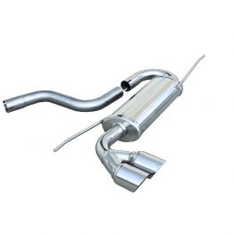 Escape Inoxcar para Volkswagen Golf VI 1.4 TSi (122pk) 2008- 2x80mm Racing