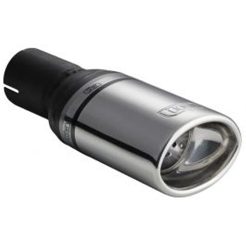 Cola de escape Ulter Sport 95x65mm - Lengte 120mm - Montage -50mm - RVS 