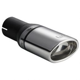 Cola de escape Ulter Sport 95x65mm Schuin - Lengte 120mm - Montage -50mm - RVS 