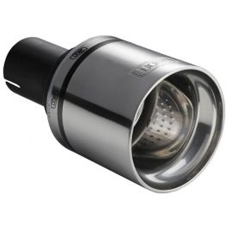 Cola de escape Ulter Sport Race Ø100mm - Lengte 120mm - Montage -50mm - RVS 