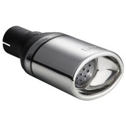 Cola de escape Ulter Sport 120x80mm - Lengte 120mm - Montage -50mm - RVS 