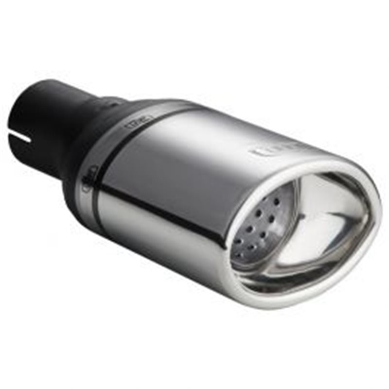 Cola de escape Ulter Sport 120x80mm - Lengte 120mm - Montage -50mm - RVS 