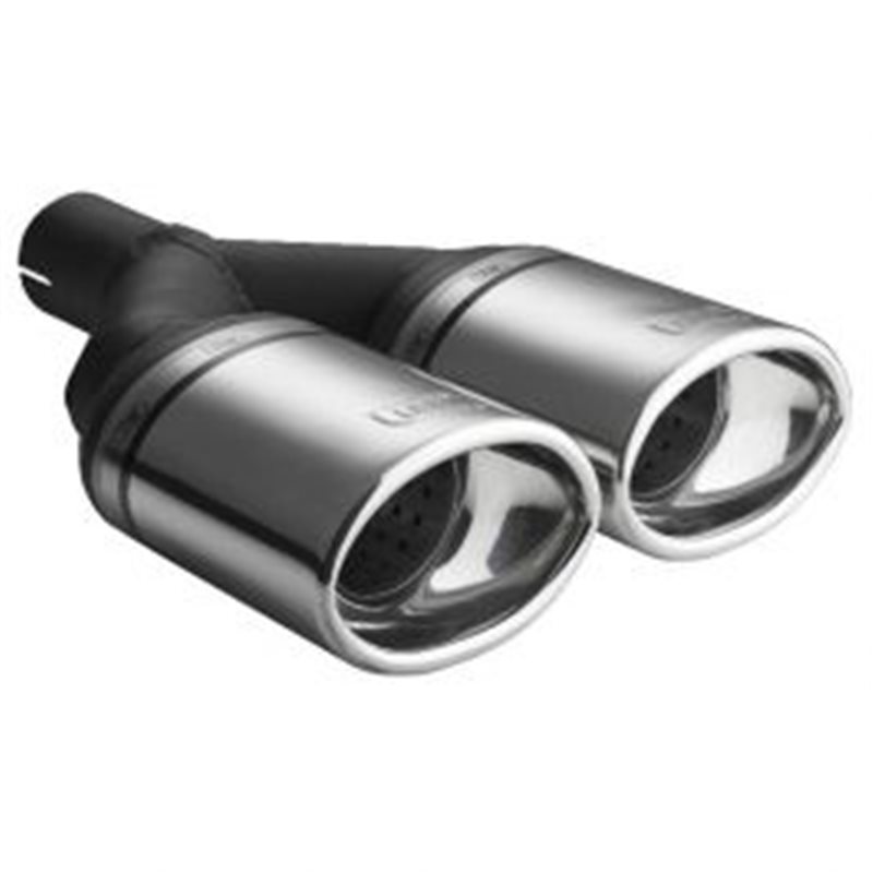 Cola de escape Ulter Sport 120x80mm - Lengte 250mm - Montage -50mm - RVS 