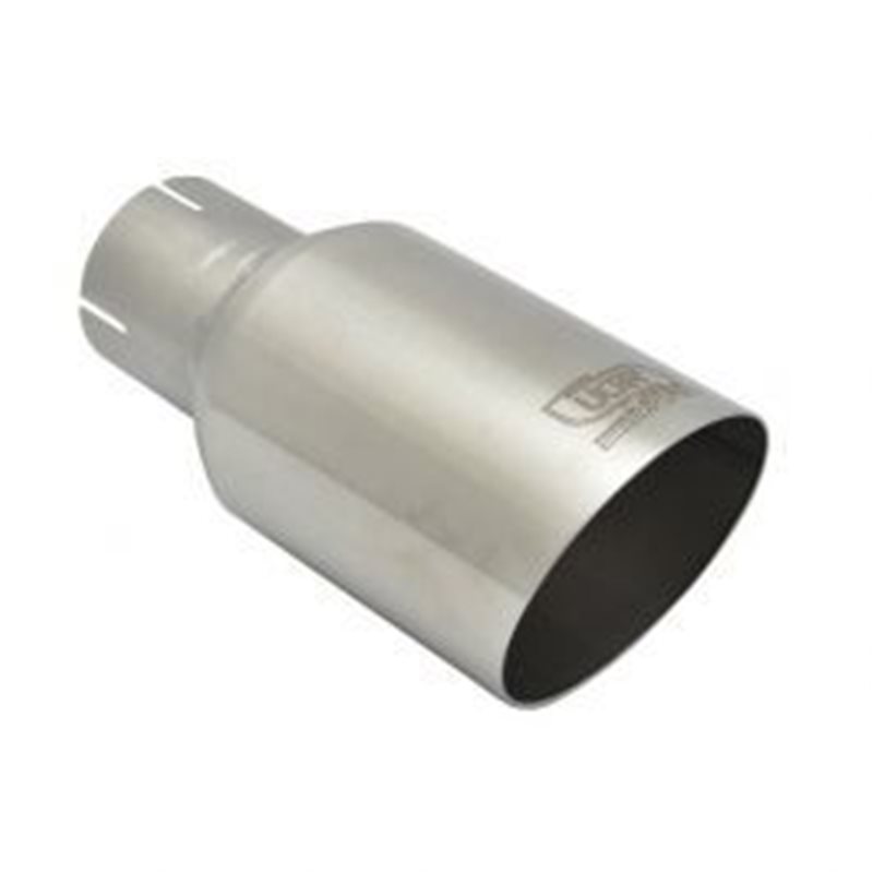 Cola de escape Ulter Sport Ø90mm Schuin - Lengte 180mm - Montage -50mm - Geborsteld RVS 