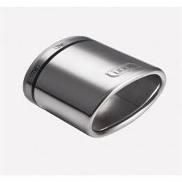 Cola de escape Ulter Sport 95x65mm Schuin - Lengte 120mm - Montage 40-55mm - RVS 