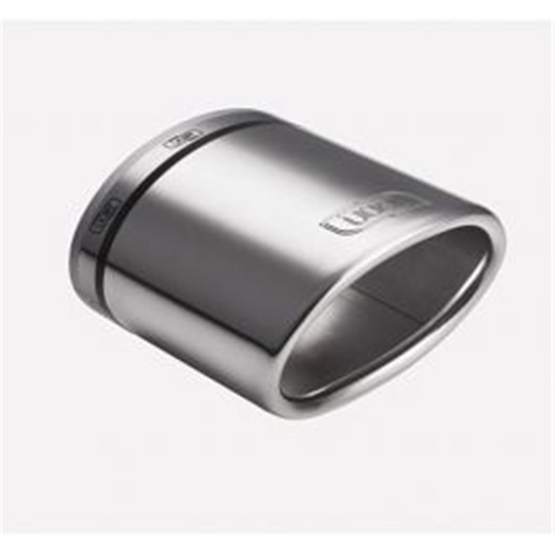 Cola de escape Ulter Sport 95x65mm Schuin - Lengte 120mm - Montage 40-55mm - RVS 