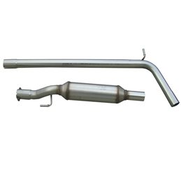 Tubo intermedio Inoxcar para Audi A1 1.4TFSi Sport (185pk) 2011- Ø55mm