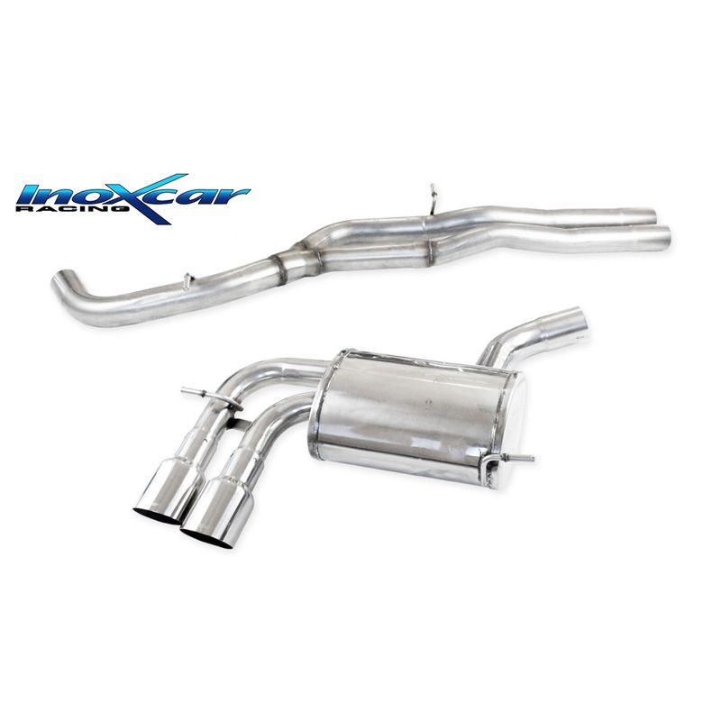 Tubo intermedio Inoxcar para Audi RS3 2.5 TFSI Quatro 340pk 2011- 2x90mm