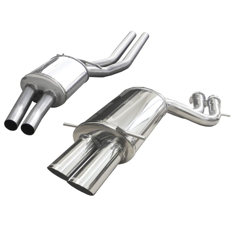 Tubo intermedio Inoxcar para Audi RS4 B5 2.7 BiTurbo 1998-2001 2x80mm Racing