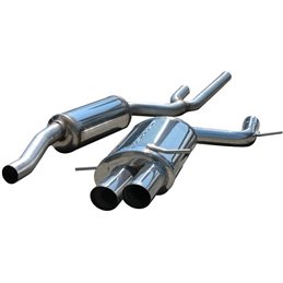 Tubo intermedio Inoxcar para Audi S4 B5 2.7 BiTurbo 2x80mm Racing