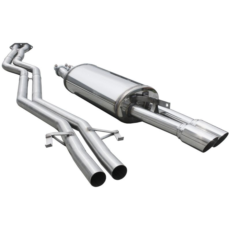 Tubo intermedio Inoxcar para BMW 3-Serie E30 M3 -1992 2x80mm Racing