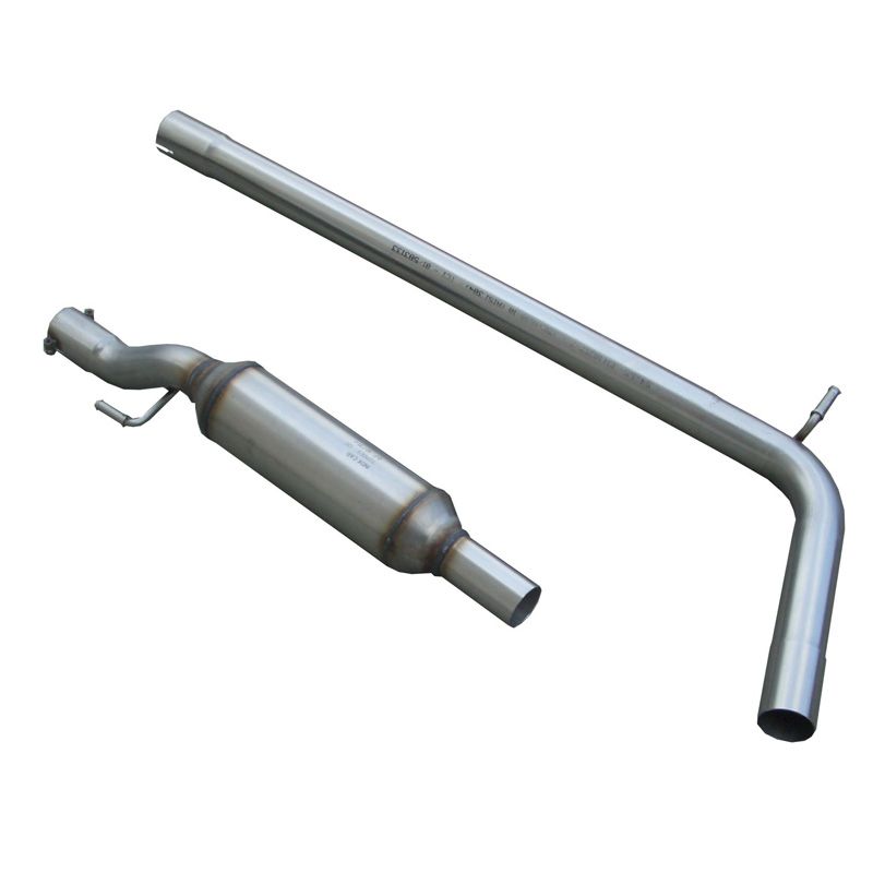 Tubo intermedio Inoxcar para Volkswagen Polo 6R GTi 1.4 16v TSi (180pk) 2010- (Ø55mm)