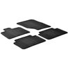 Alfombrilla goma Gledring Audi Q7 2006-2015 (4 piezas+clips montaje) 