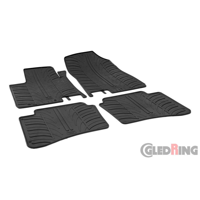 Alfombrilla goma Gledring Hyundai i20 II 2014-2020 (4 piezas) 