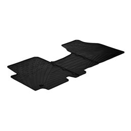 Alfombrilla goma Gledring Renault Traffic / Opel Vivaro 2001-2014 (3 piezas+clips montaje) 