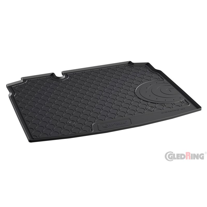 Alfombrilla goma Gledring Volkswagen Golf V & VI HB 3/5-pueras 2003-2012 (con klein reservewiel) 