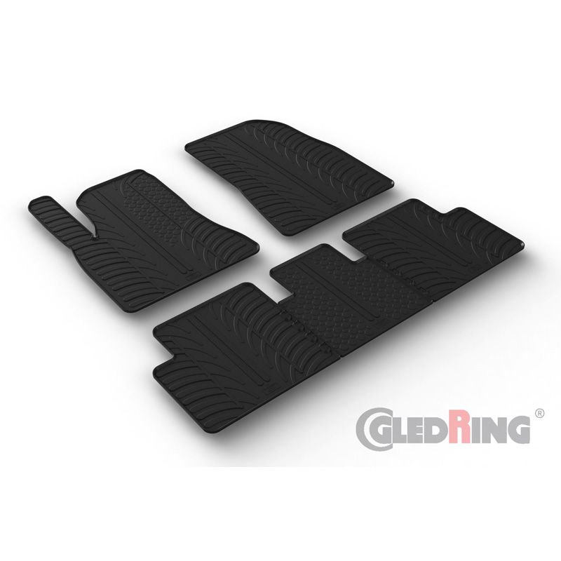 Alfombrilla goma Gledring Tesla Model 3 12/2020- (5 piezas) 
