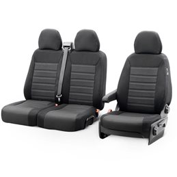 Fundas asientos especificas tela a medida Otom Citroën Jumpy/Peugeot Expert/Fiat Scudo/Toyota Proace 2007-2016 2+1 