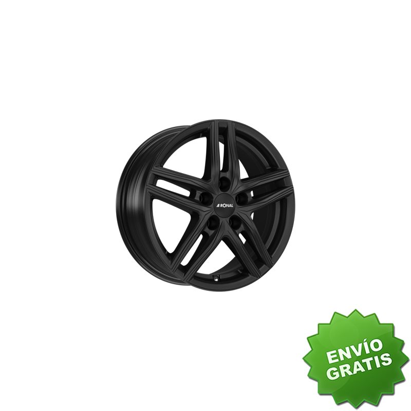 Llanta exclusiva Ronal R65 8.0x19 Et45 5x114.3 Jetblack-mate