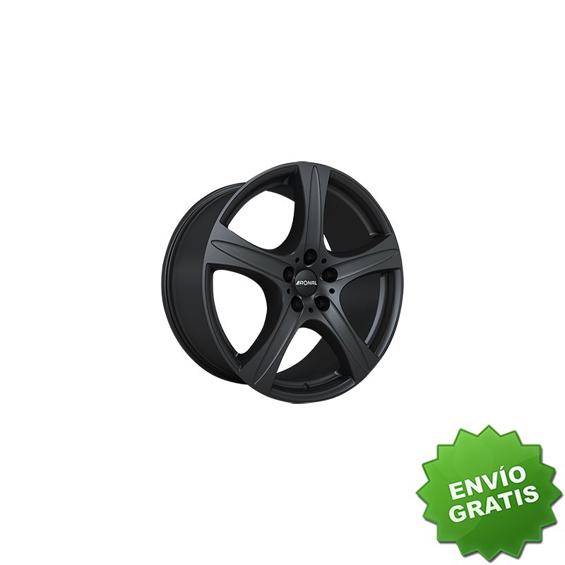 Llanta exclusiva Ronal R55 Suv 8.5x18 Et43 5x130 Negro Mate