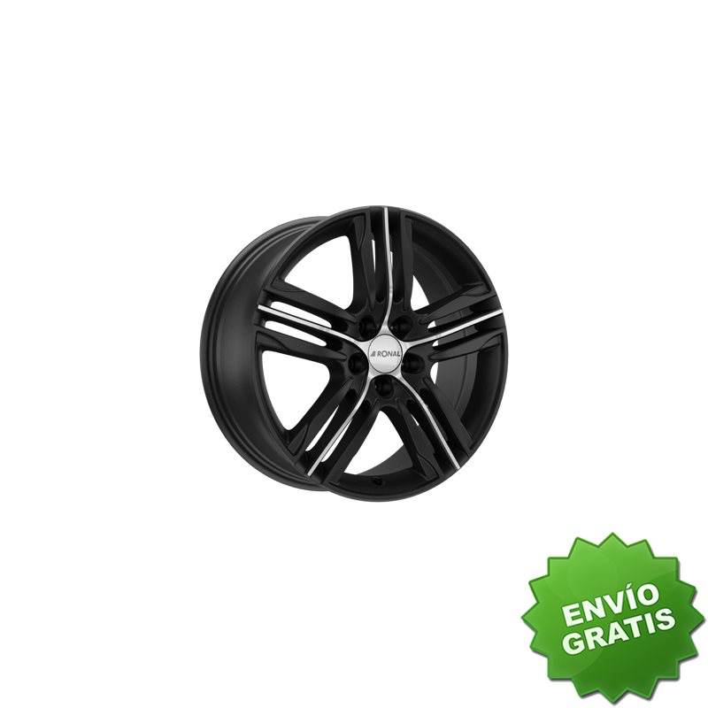 Llanta exclusiva Ronal R57 7.5x19 Et50 5x120 Negro Mate - Frente Pu Lido