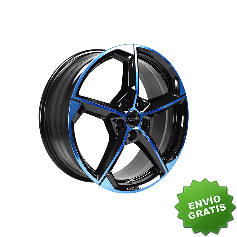 Llanta exclusiva Ronal R66 8.5x20 Et45 5x112.0 Jetblack-blue Tinted