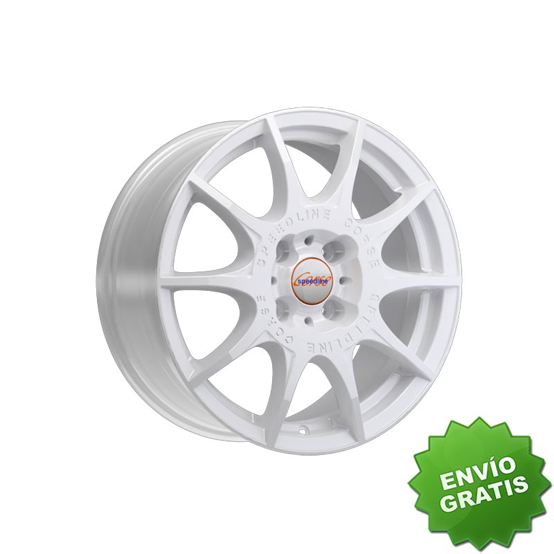 Llanta exclusiva Speed Line Sl2 7.5x17 5x112 Et45 76.0 Blanca