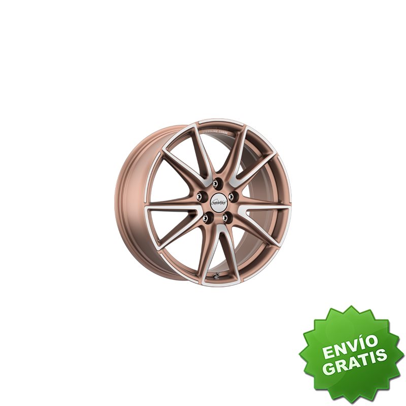 Llanta exclusiva Speedline Corse Sl6 Vettore 9.5x19 Et45 5x114.3 Bronce  Mate-frente Pulido