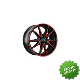 Llanta exclusiva Speedline Corse Sl6 Vettore Mcr 8.5x20 Et30 5x112 Je Tblack Mate Radio Rojo