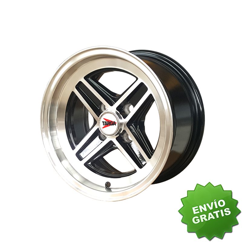 Llanta exclusiva Targa S207 7x13 4x98 Et -7 58.5 Black