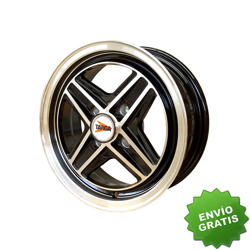 Llanta exclusiva Targa S207 5x13 4x98 Et20 58.5 Black