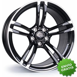 Llanta exclusiva Targa Tg1 (gloss Black   Polished Face) - 9.5x19 5 X120 Et35.00 Cb72.6