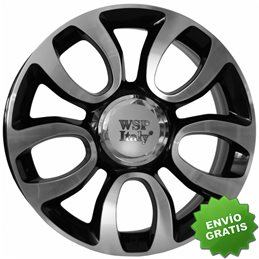 Llanta exclusiva Wsp Italy Fiat W167 5x98 Et410.000 Glossy Black Poli Shed