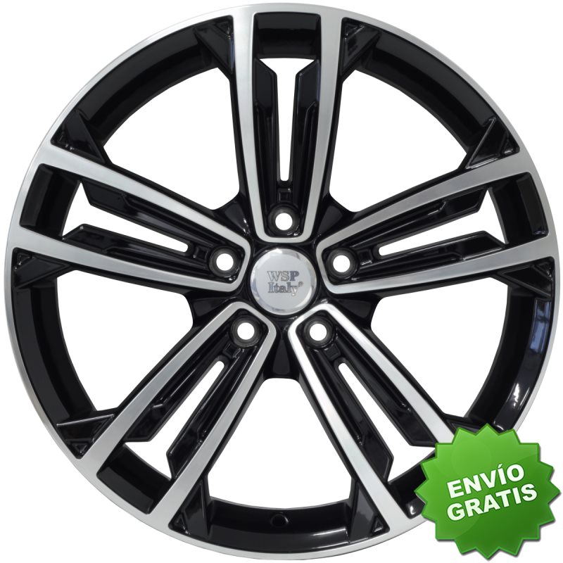 Llanta exclusiva Wsp Italy Vw W471 5x112 Et490.000 Glossy Black Polis Hed