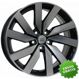 Llanta exclusiva Wsp Italy Vw W468 5x112 Et440.000 Glossy Black Polis Hed