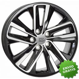Llanta exclusiva Wsp Italy Saab W1152 5x120 Et450.000 Glossy Black Po Lished
