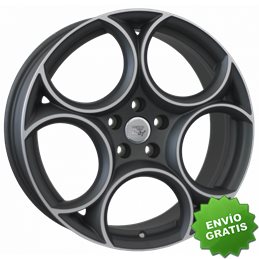 Llanta exclusiva Wsp Italy Alfa W260 5x110 Et340.000 Matt Gm Polished 